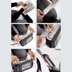 FAHRER Reflective Battery Kit - Reflektierendes Aufkleber-Set Für Bosch PowerPack -E-Bike Teile Verkauf fahrer reflective battery kit reflektierendes aufkleber set bosch powerpack montage anleitung