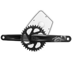 Flyer SRAM E-Bike Kurbelset EX1 ISIS - Schwarz -E-Bike Teile Verkauf sram e bike kurbelset ex1 isis schwarz beispiel 2